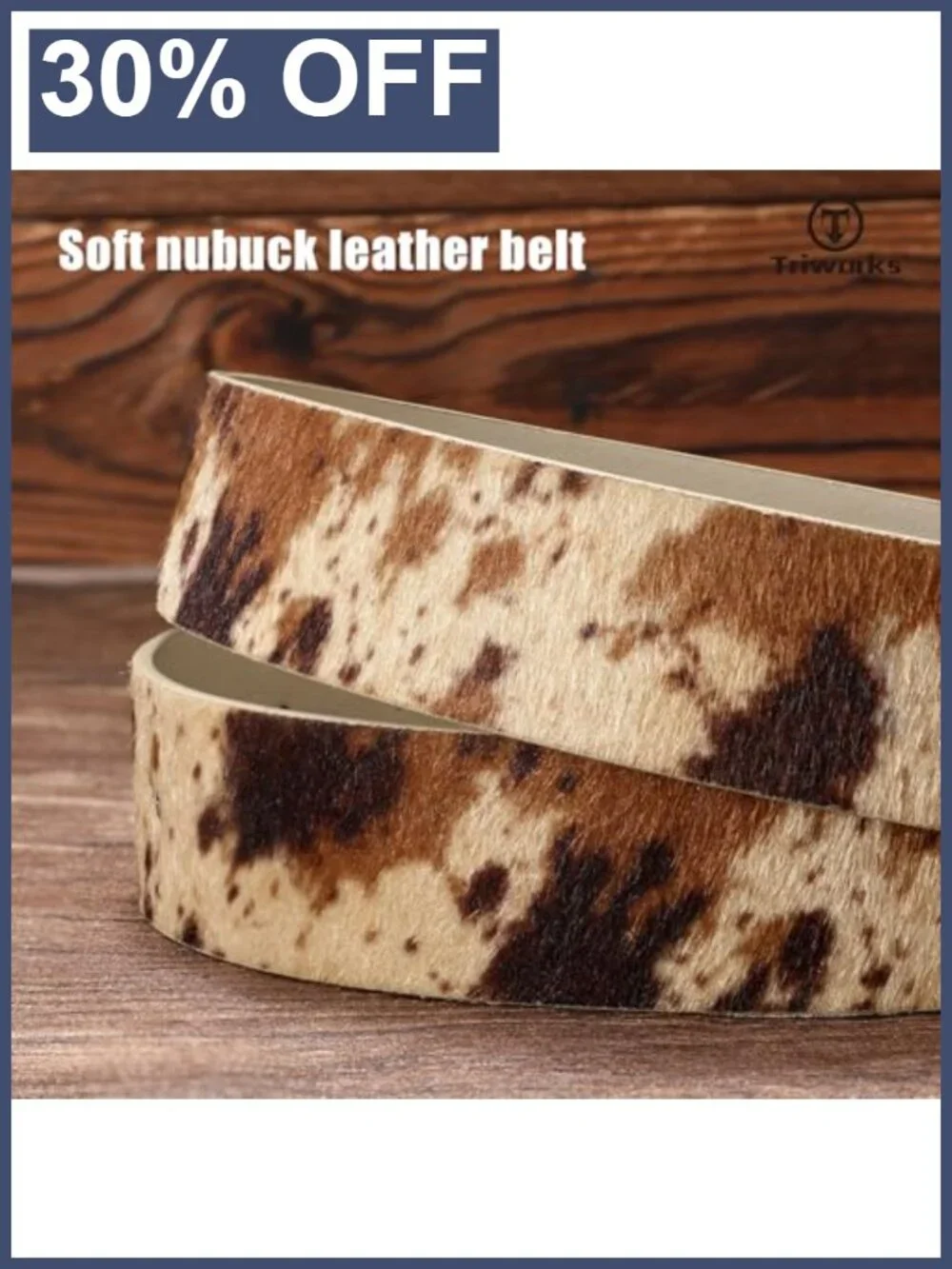 Faux Leather Western Belt Adjustable Engraved Buckle Cowboy Cowgirl